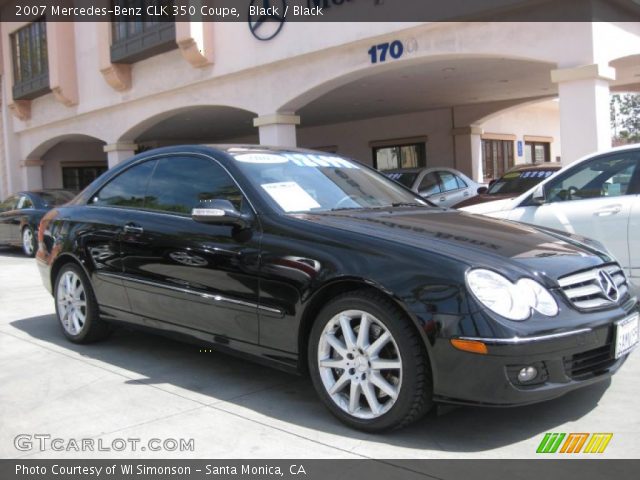 2007 Mercedes-Benz CLK 350 Coupe in Black