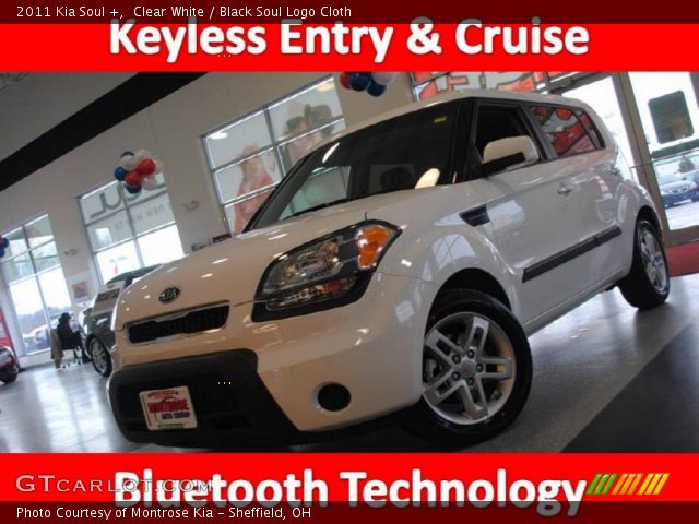 2011 Kia Soul + in Clear White