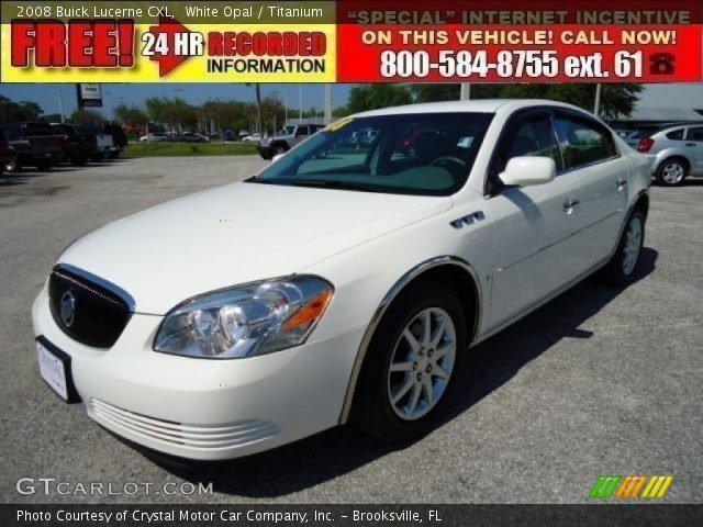 2008 Buick Lucerne CXL in White Opal