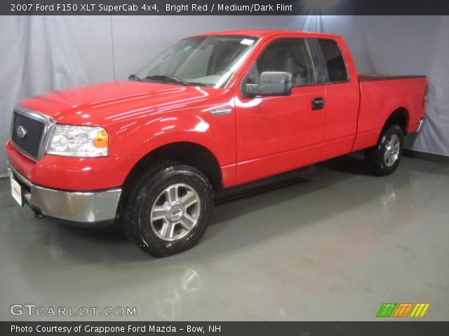 2007 Ford F150 XLT SuperCab 4x4 in Bright Red