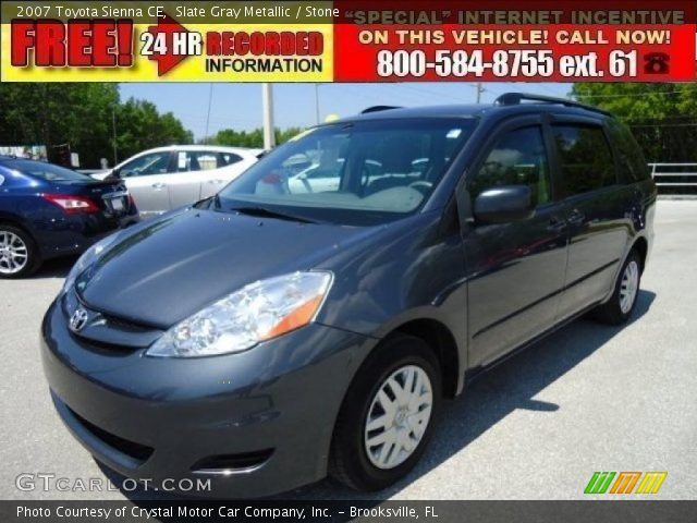 2007 Toyota Sienna CE in Slate Gray Metallic