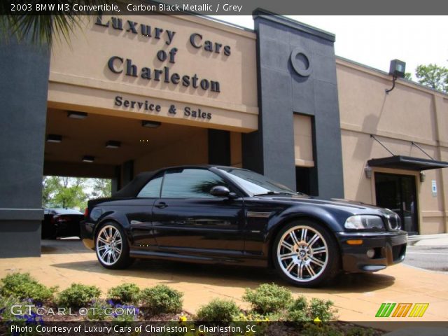 2003 BMW M3 Convertible in Carbon Black Metallic