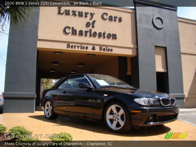 2006 BMW 3 Series 325i Convertible in Jet Black