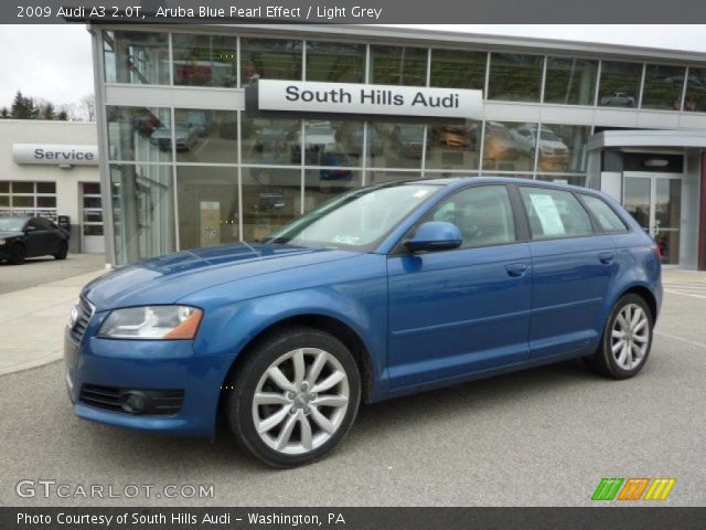 2009 Audi A3 2.0T in Aruba Blue Pearl Effect