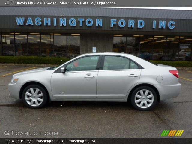 2007 Lincoln MKZ AWD Sedan in Silver Birch Metallic