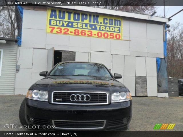 2004 Audi A4 1.8T quattro Sedan in Brilliant Black