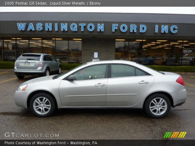 2005 Pontiac G6 Sedan in Liquid Silver Metallic
