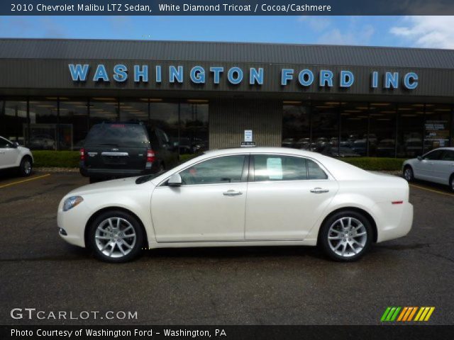 2010 Chevrolet Malibu LTZ Sedan in White Diamond Tricoat