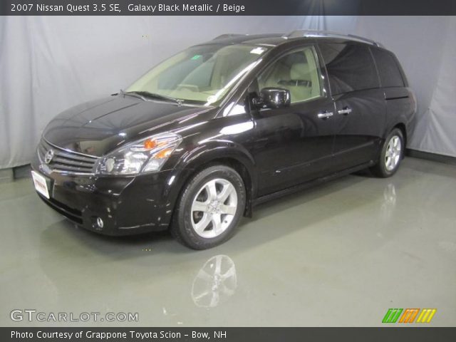 2007 Nissan Quest 3.5 SE in Galaxy Black Metallic