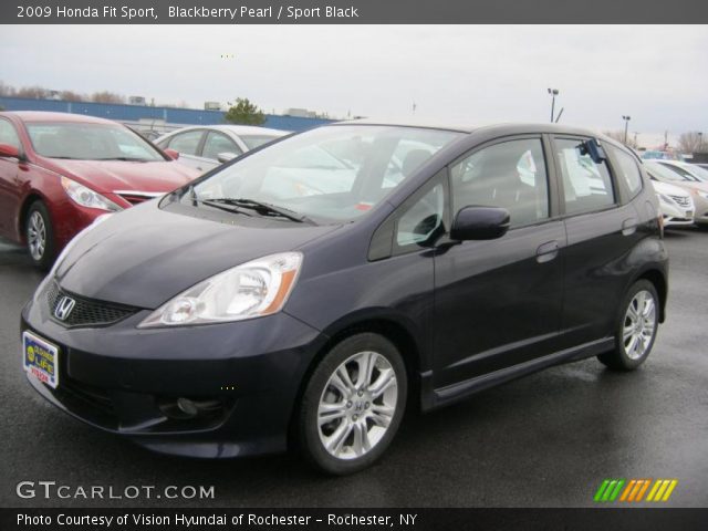 2009 Honda Fit Sport in Blackberry Pearl