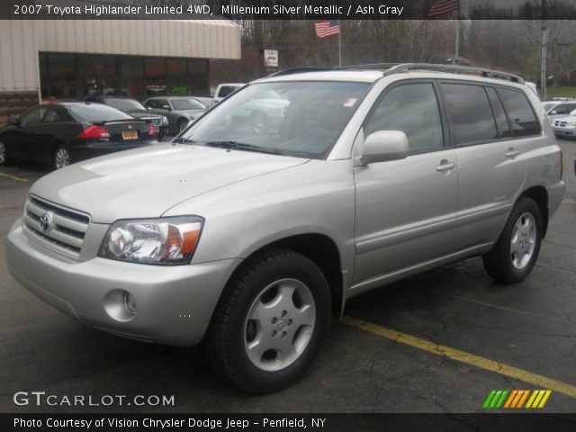 2007 Toyota Highlander Limited 4WD in Millenium Silver Metallic