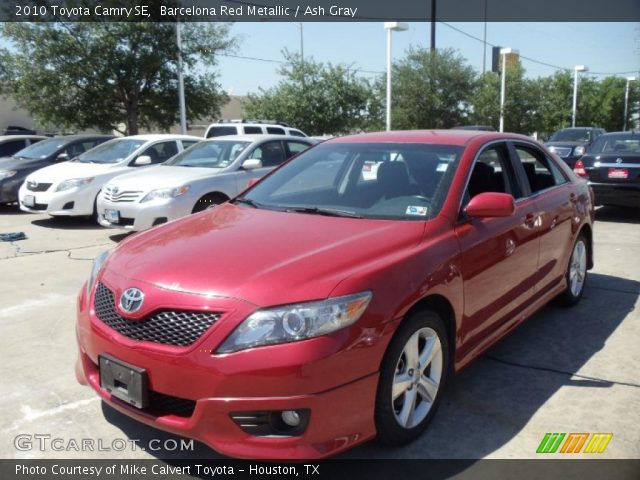 2010 Toyota Camry SE in Barcelona Red Metallic