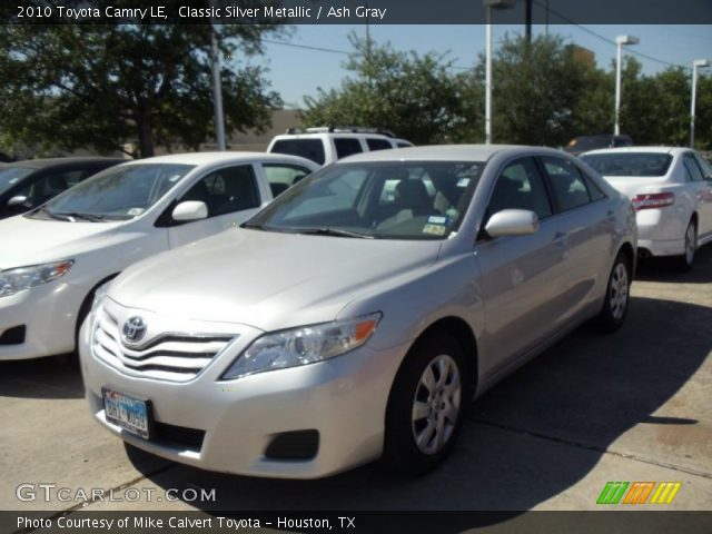 2010 Toyota Camry LE in Classic Silver Metallic