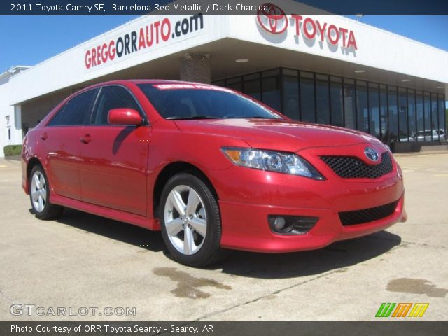 2011 Toyota Camry SE in Barcelona Red Metallic