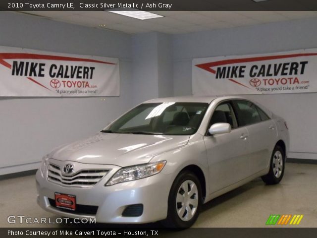 2010 Toyota Camry LE in Classic Silver Metallic