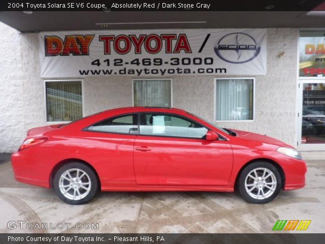 2004 Toyota Solara SE V6 Coupe in Absolutely Red