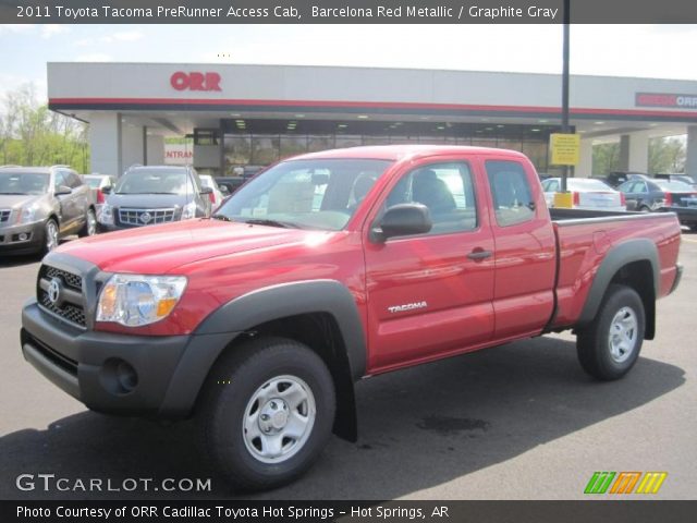 2011 Toyota Tacoma PreRunner Access Cab in Barcelona Red Metallic