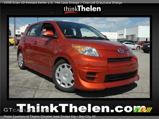 2008 Scion xD Release Series 1.0 in Hot Lava Orange