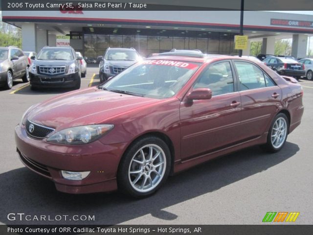 2006 Toyota Camry SE in Salsa Red Pearl