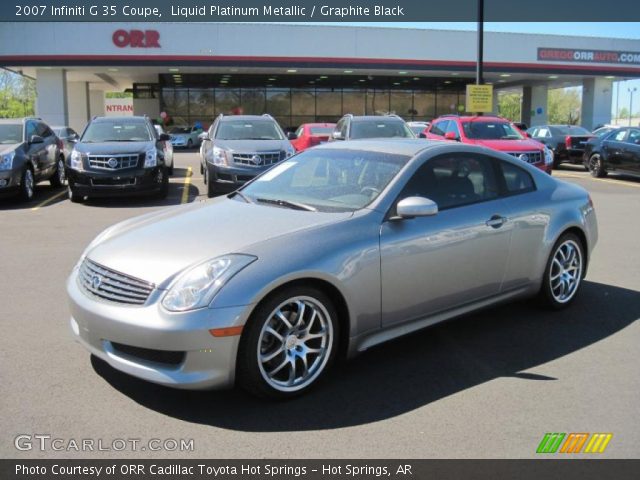 2007 Infiniti G 35 Coupe in Liquid Platinum Metallic