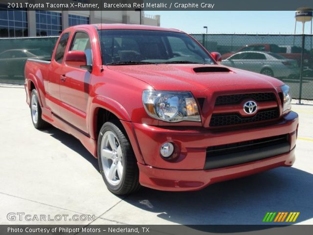 2011 Toyota Tacoma X-Runner in Barcelona Red Metallic