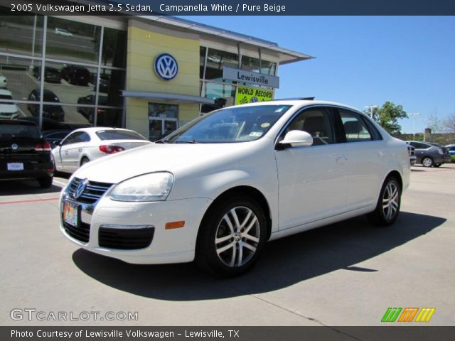 2005 Volkswagen Jetta 2.5 Sedan in Campanella White