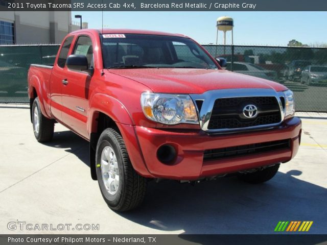 2011 Toyota Tacoma SR5 Access Cab 4x4 in Barcelona Red Metallic