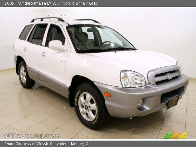 2005 Hyundai Santa Fe LX 3.5 in Nordic White