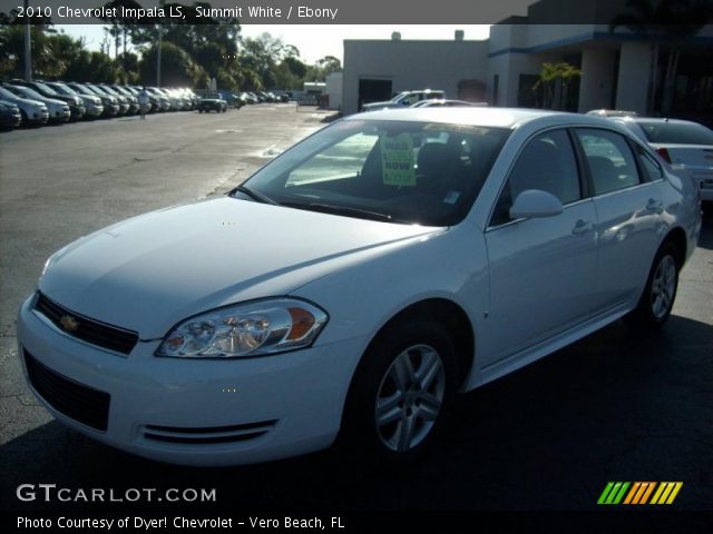 2010 Chevrolet Impala LS in Summit White