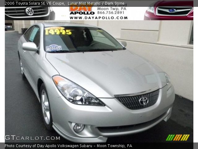 2006 Toyota Solara SE V6 Coupe in Lunar Mist Metallic