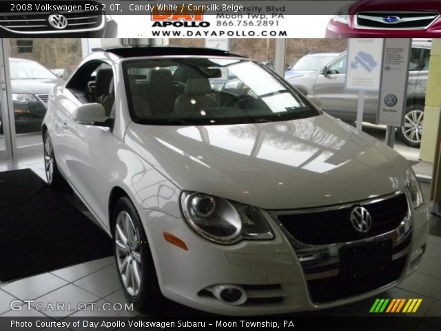 2008 Volkswagen Eos 2.0T in Candy White