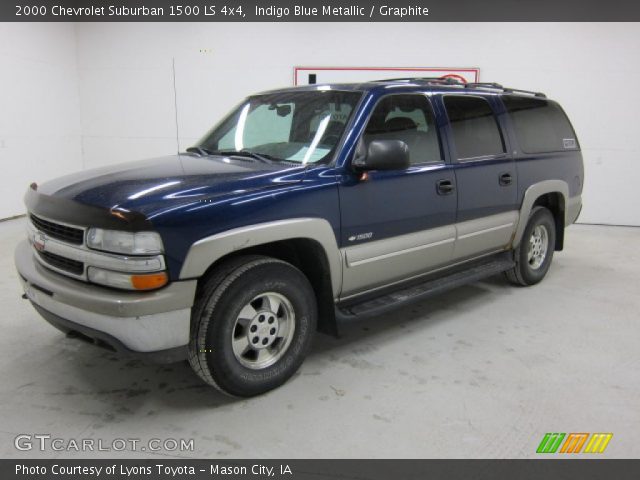 2000 Chevrolet Suburban 1500 LS 4x4 in Indigo Blue Metallic