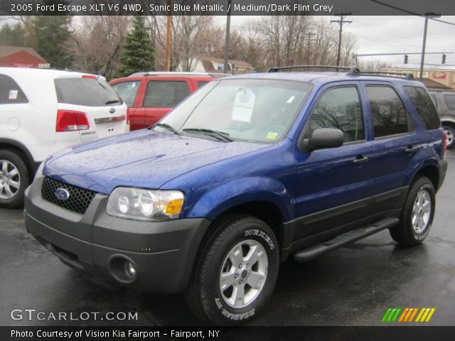 2005 Ford Escape XLT V6 4WD in Sonic Blue Metallic