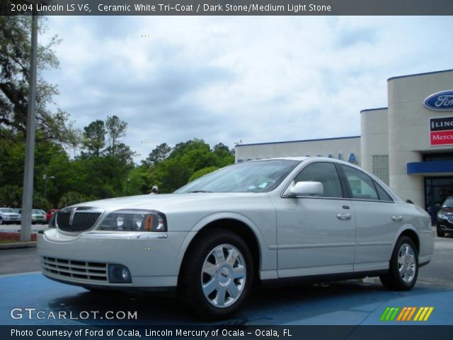 2004 Lincoln LS V6 in Ceramic White Tri-Coat