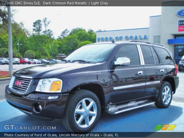 2008 GMC Envoy SLE in Dark Crimson Red Metallic
