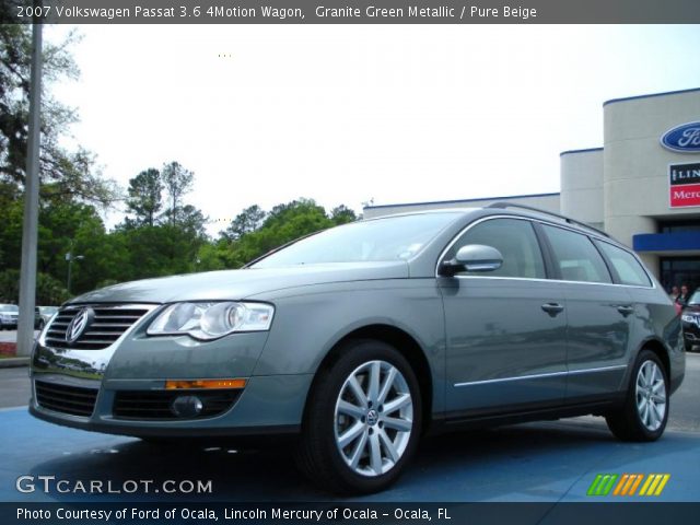 2007 Volkswagen Passat 3.6 4Motion Wagon in Granite Green Metallic