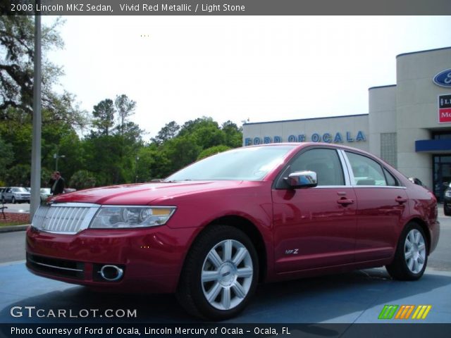 2008 Lincoln MKZ Sedan in Vivid Red Metallic