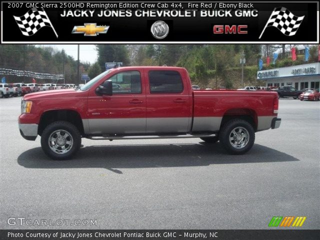2007 GMC Sierra 2500HD Remington Edition Crew Cab 4x4 in Fire Red