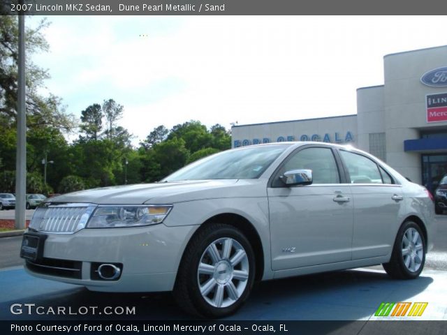 2007 Lincoln MKZ Sedan in Dune Pearl Metallic