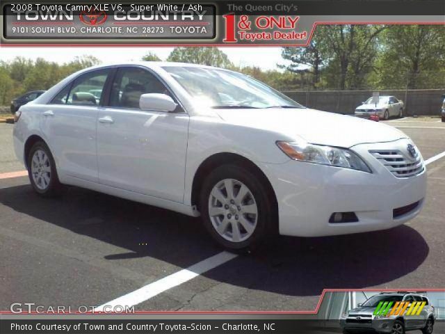 2008 Toyota Camry XLE V6 in Super White