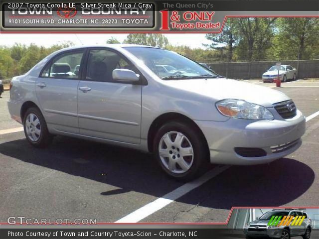 2007 Toyota Corolla LE in Silver Streak Mica