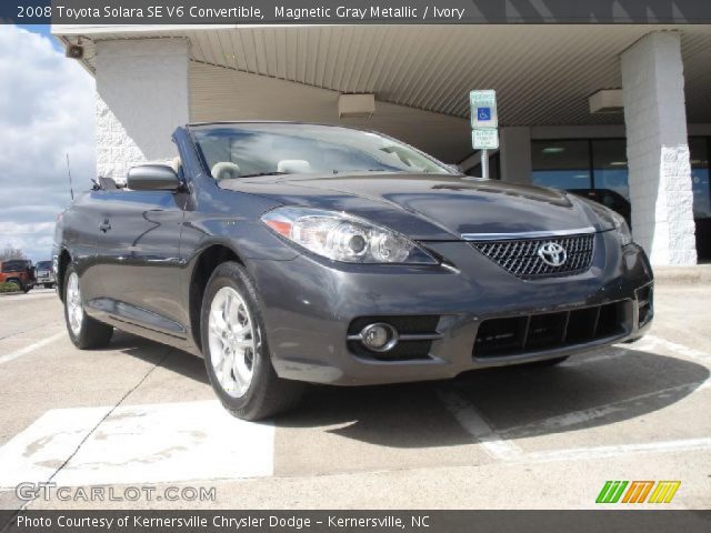 2008 Toyota Solara SE V6 Convertible in Magnetic Gray Metallic