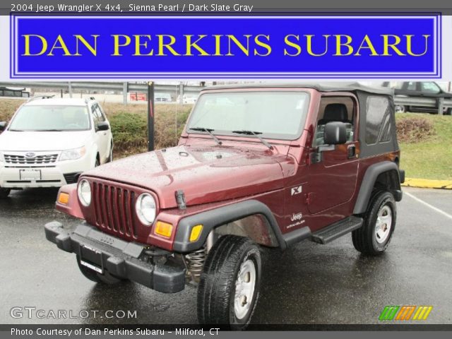 2004 Jeep Wrangler X 4x4 in Sienna Pearl