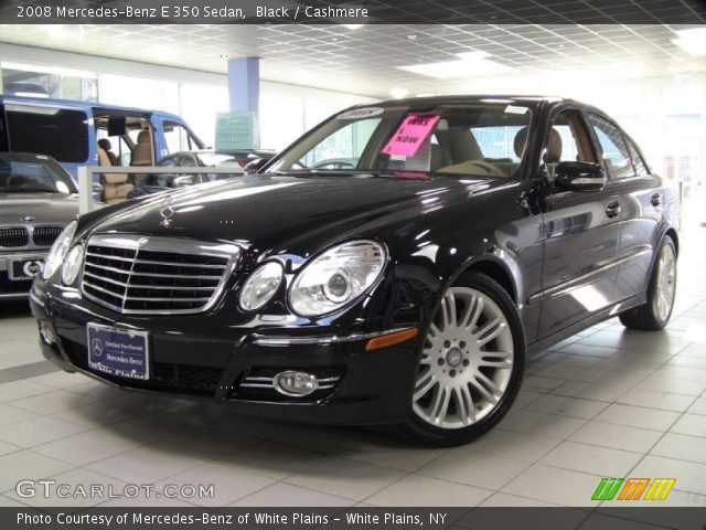 2008 Mercedes-Benz E 350 Sedan in Black