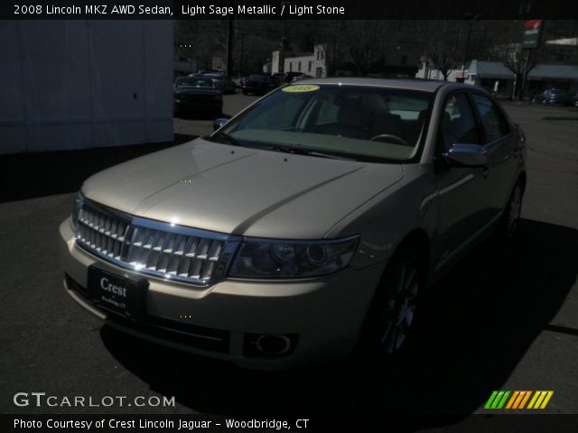 2008 Lincoln MKZ AWD Sedan in Light Sage Metallic