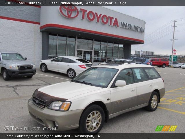 2003 Subaru Outback L.L. Bean Edition Wagon in White Frost Pearl