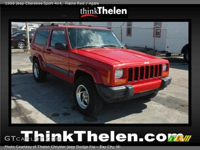 1999 Jeep Cherokee Sport 4x4 in Flame Red