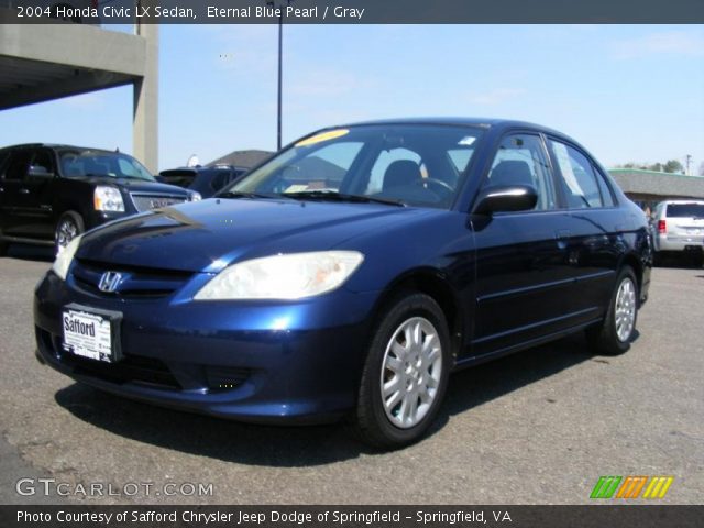 2004 Honda Civic LX Sedan in Eternal Blue Pearl