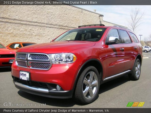 2011 Dodge Durango Citadel 4x4 in Inferno Red Crystal Pearl