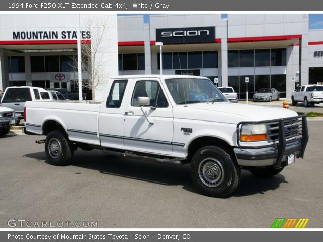 1994 Ford F250 XLT Extended Cab 4x4 in White